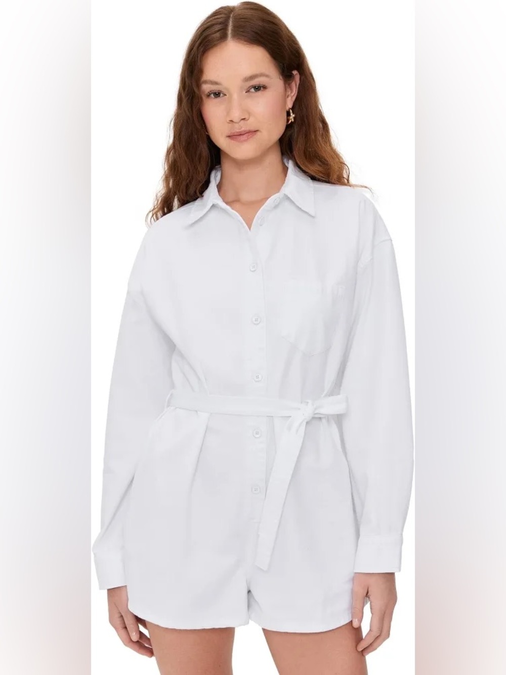 Pistola White Long-Sleeve Romper